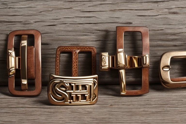 There is a new buckle on the table.５There are, New buckles reflecting trends and existing products, An attractive buckle design unlike any other, 