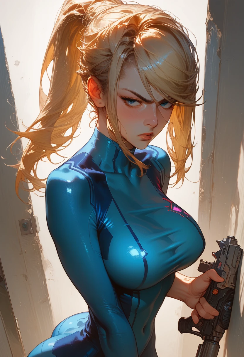 Supergirl in bondage, she's wearing nothing but tiny pink panties and no bra. her panties are soaked with sweat. (sweat soaked) her chest is bare showing off her huge breasts.  (giant breasts)