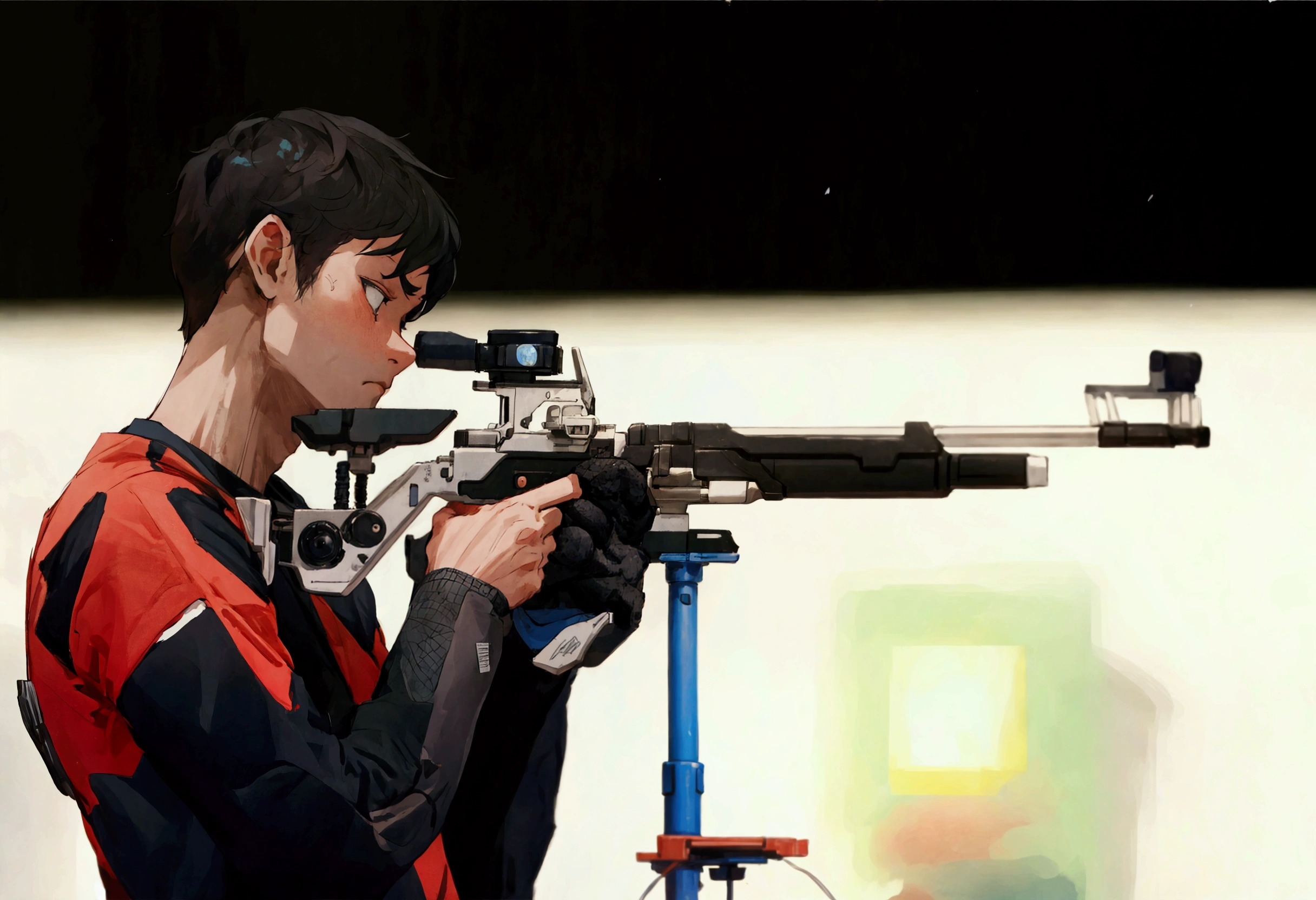 a boy,shooting