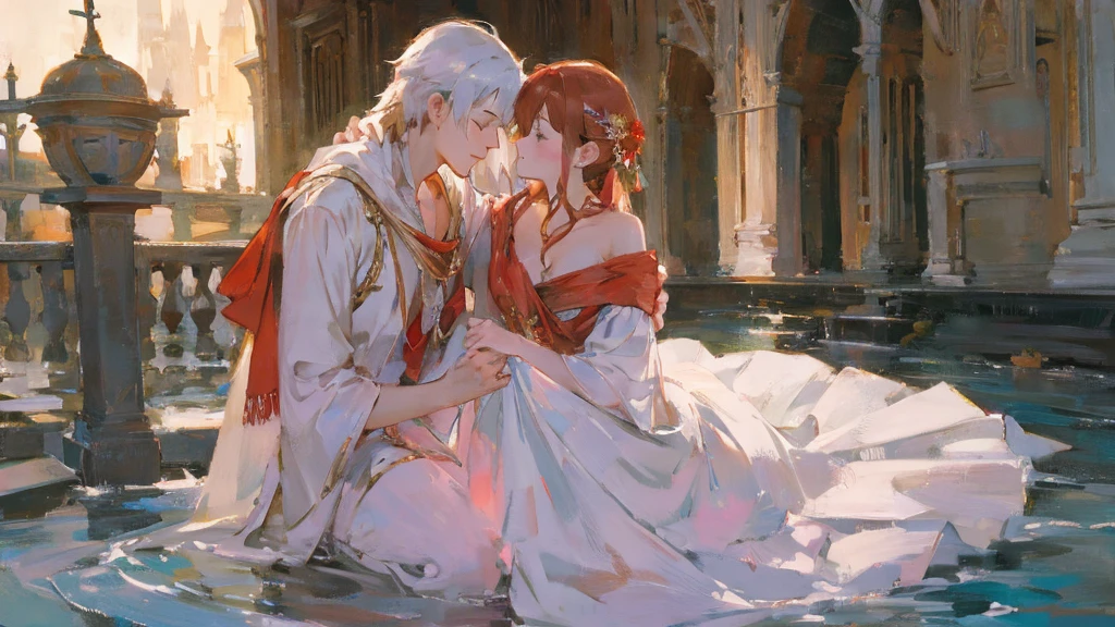 Love's Sweet embrace, enduring all hardships