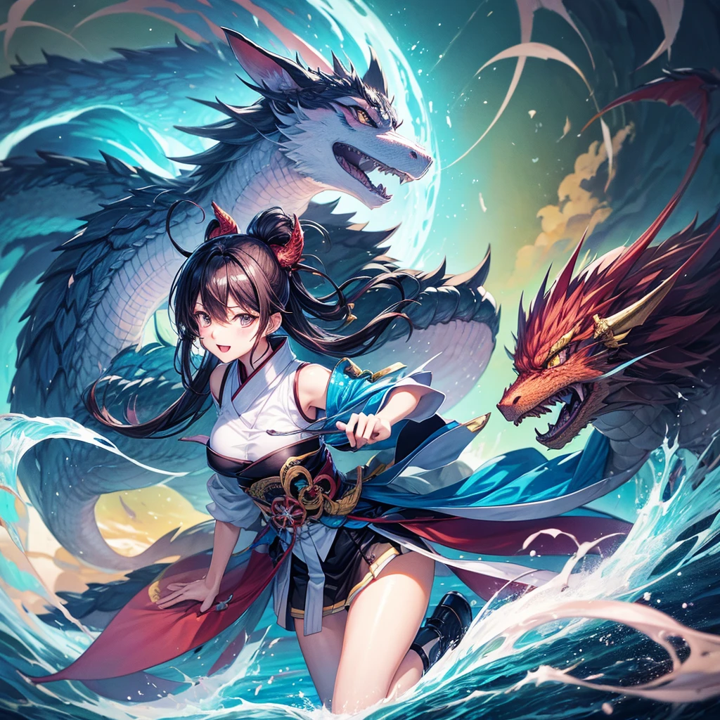 Yuzuha shiba, tokyo revengers, dragon, pastel color