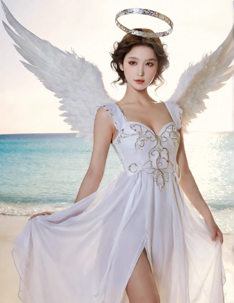The Prince of the Western Sea dresses up as a beautiful, sexy angel. If you want me to create a story with you as the character. I'm happy to help.! You may need to tell me more about your character. Or if you have an idea that you'd like me to use as a base for a story? Please tell me.! 😊Every detail is realistic.