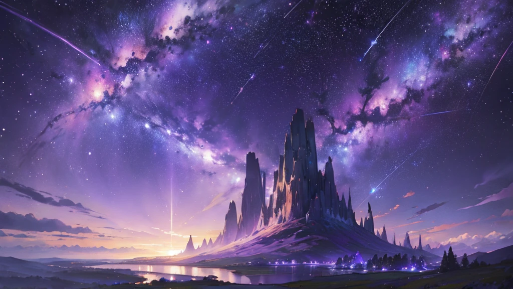 ((Landscape only))、(Purple Space)、constellation、milky way