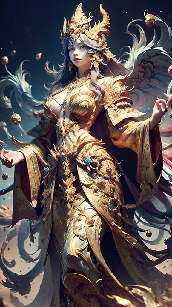 golden dog A godlike, powerful figure Large body