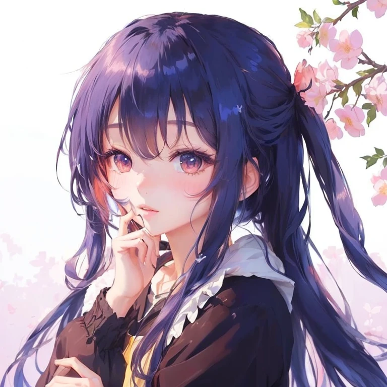 拿着手机的长发蓝眼睛的Anime Girl, Cute girl anime visual, Anime cute art style, 年轻的Anime Girl, Beautiful anime portrait, portrait of Anime Girl, Anime Girl的个人资料， Animated visual of a young woman, Gu Weiss, 漂亮的Anime Girl, 可爱的Anime Girl, Anime Girl, 美丽的Anime Girl