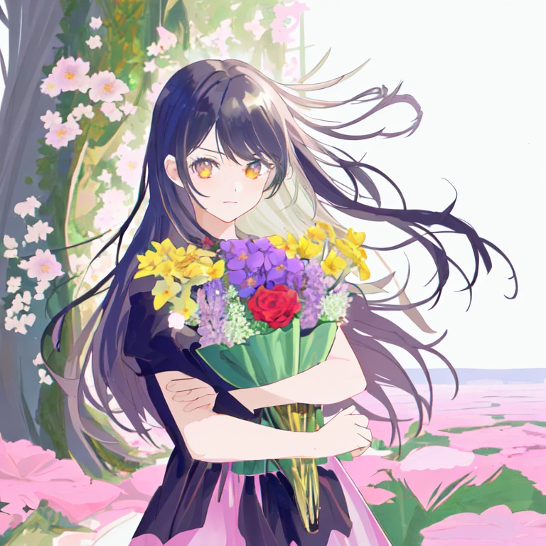 Girl in flowers