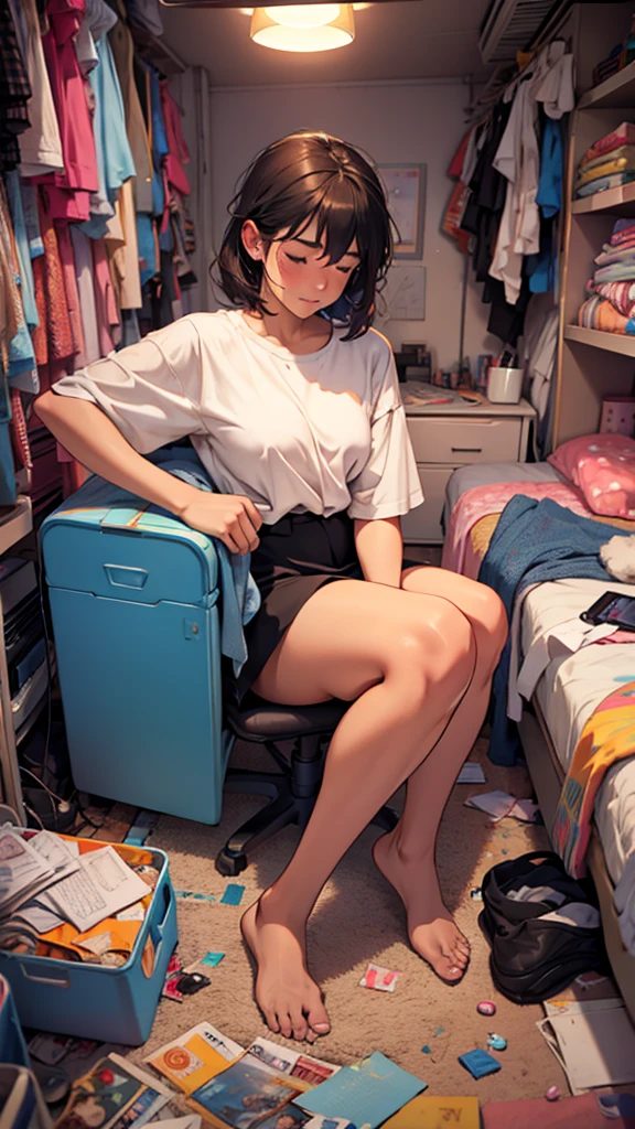 Emotional Messy room night City Pop