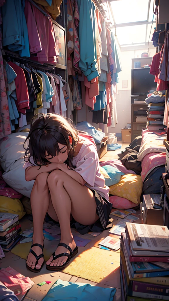 Emotional Messy room night City Pop