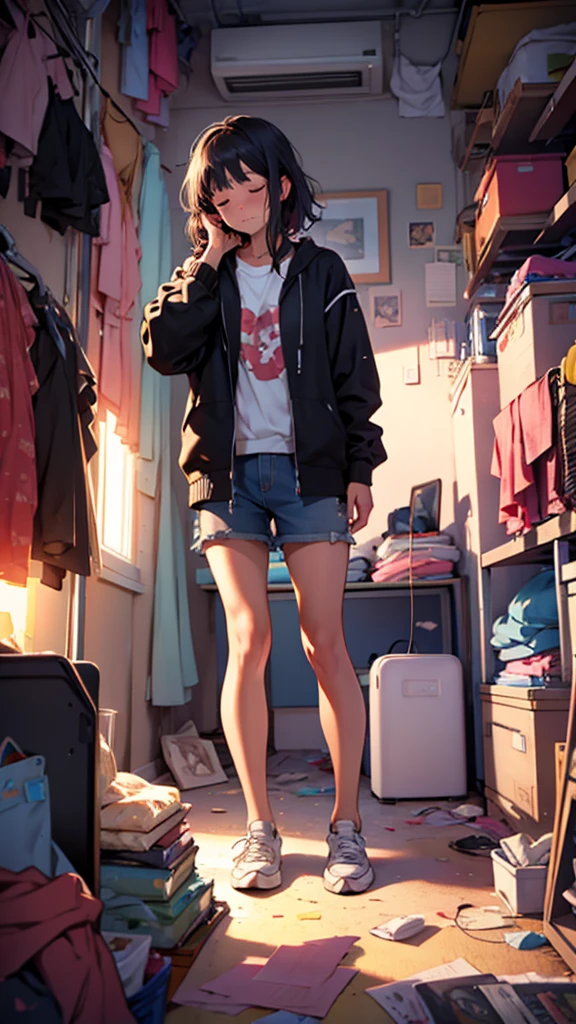 Emotional Messy room night City Pop