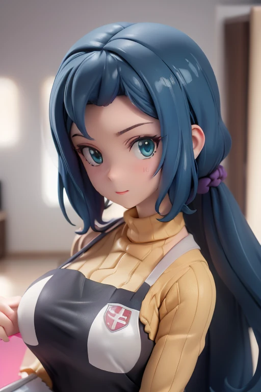 Cool woman,Sharp,Hair style slicked back,The forehead is visible,
