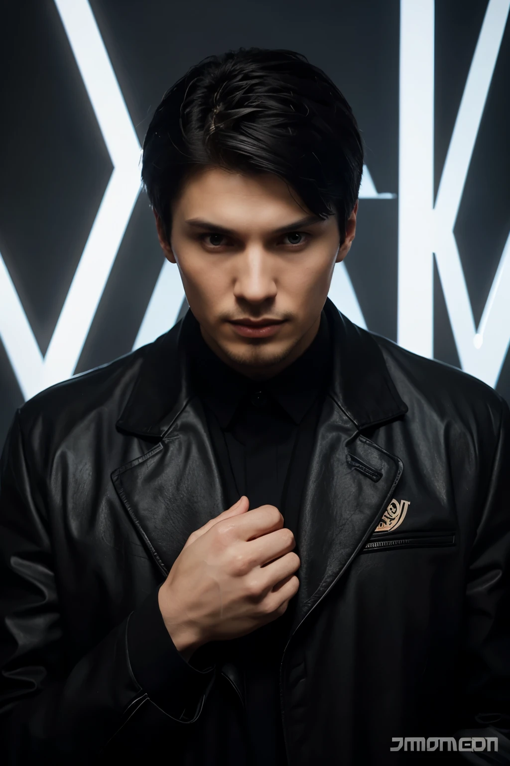 Draw an illustration with Pavel Durov in the form of an icon (see reference)
background dark/black Instead of an inscription: Pavel Durov, written Go Digital In one hand, where are the fingers crossed logo (see attachment)
In the other hand the Telegram logo (cm in ref)
Draw in exactly the same acid-unusual style, as in the example. Both the inscriptions and the illustration itself.
Preferably in vector.