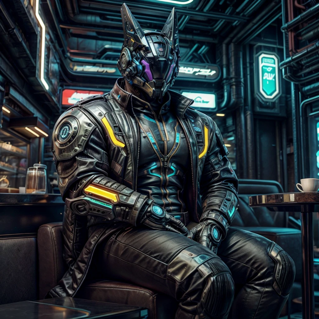 male, full body, (muscular, full nude, only Glowing cyberpunk future helmet, relaxing penis,) realistic, night, realistic, in room, lying bed,