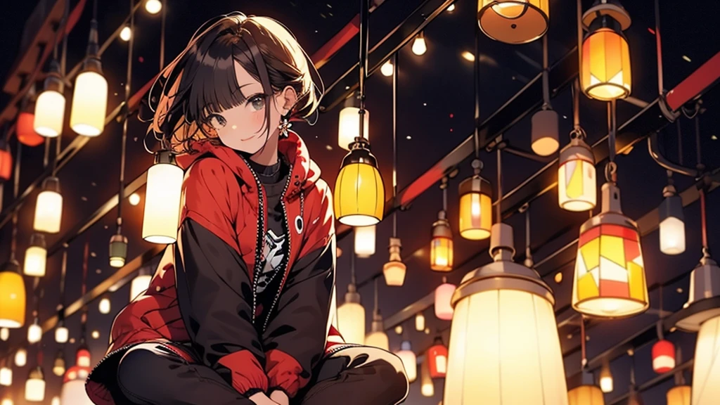 beautiful girl sitting
