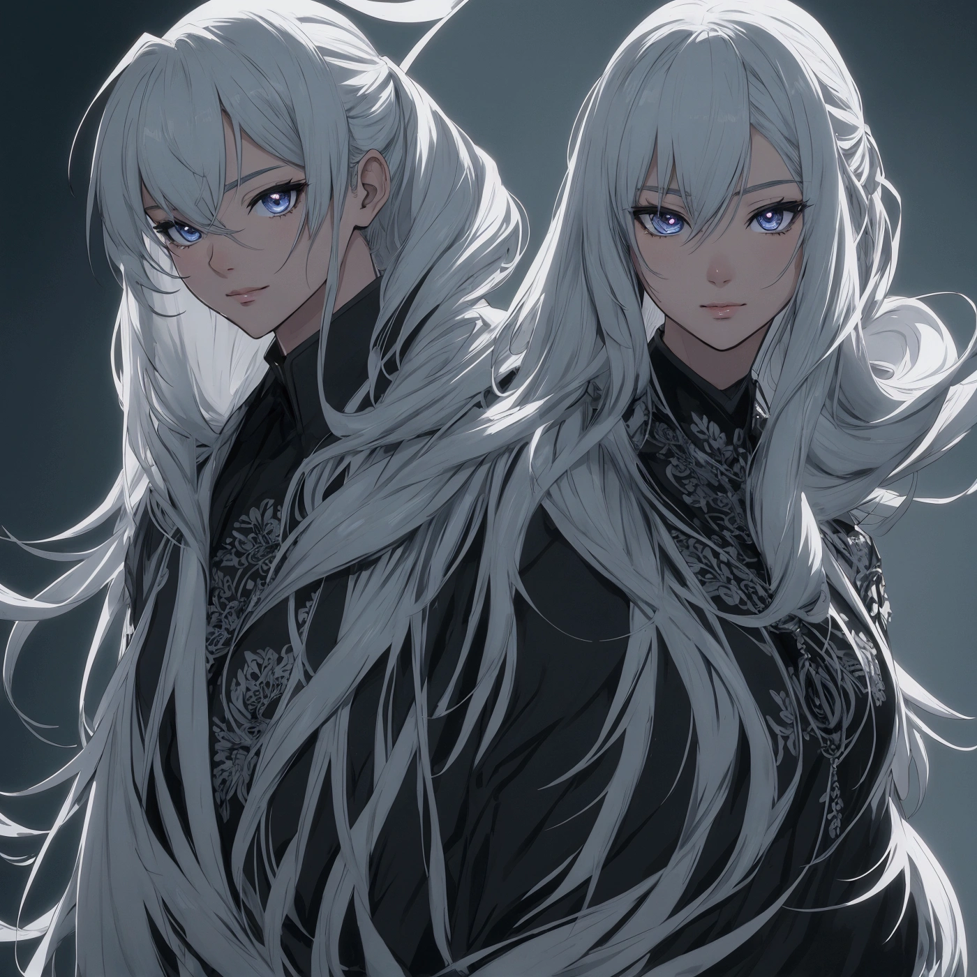 make this character into anime art style, man face, change background