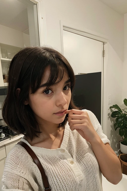 Girl home instagram fotage