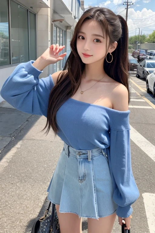 Cute Girls、high school girl、Idol、Off the shoulder、See-through