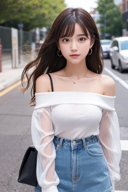 Cute Girls､high school girl､Idol､Off the shoulder､See-through
