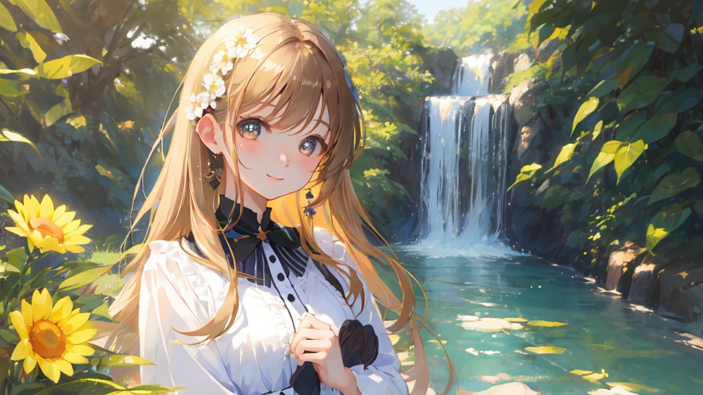 masterpiece, woman, glad, kawaii, sunlight