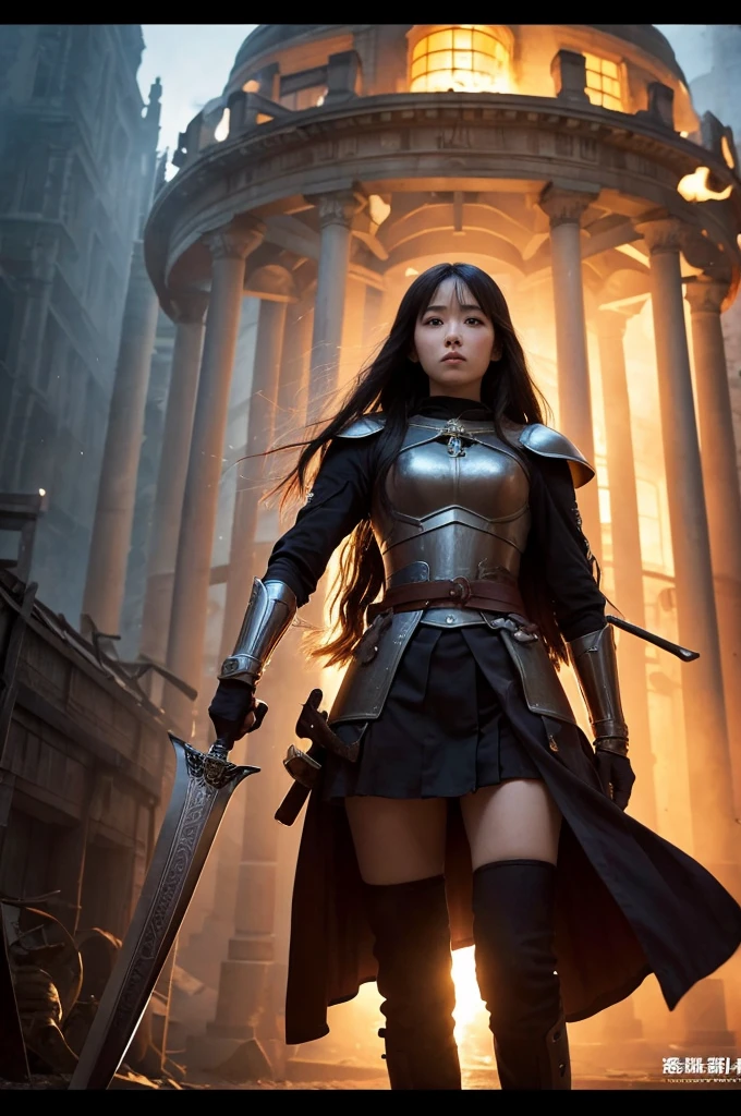 I was under a clock tower filled with dusty swords.。
There、This is the place where a hero once slew the Demon King.
「Coming soon」
In this world of war, I mutter alone, scorching the earth、海を凍らせる力を持つ魔王と闇を消し去る光を身に纏うBrave、The battle of humanity with the Saintess has certainly left a huge scar on the world.、The conflict is steadily moving towards an end, towards the extinction of humanity.。The mission given to me towards a ruined future is the ability bestowed by the guardian deity of humanity to return to life after death.、When I die, I'll go back to the past. I'll look for a way forward in the first world.、The second time, he will kill the Demon King and save humanity.、I swung my sword to protect their future, but even after killing the Demon King, humanity will be ruined. If we start a war for our own selfish gain,、
in that case、I…
「Let's mediate this war and keep it alive.」
At the same time as I muttered, a figure appeared.。
Same time as before、In the same place, it brings both hope and destruction to humanity.、Braveと聖女が現れた
恨んでくれて構わない
「Brave、And the saint will not let you go to the Demon King.『Die for humanity』」
The former hero、The girl who travels through time swinging her sword again