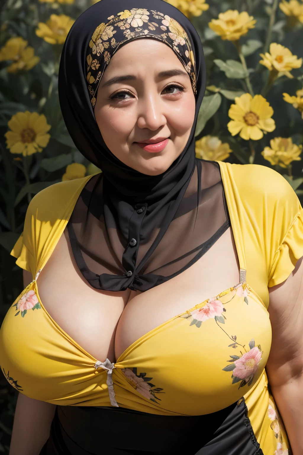 SHOWING MY PUSSY HAIRY)), ((Realistic G-String :1.2)), ((((HALF BODY PORTRAIT)))), ((PANTIES G-STRING SHOP)),((BACKGROUND PANTIES SHOP)),((SEXY PORNSTAR V-neck ice silk suspender nightdress)),((Transparent)), transparency, Nipples, HALF BODY PORTRAIT, (big breasts:1.8), ((Old lady:1.5)), (Happy smile), (((HIJAB MALAY GIRL))), masutepiece, High quality, UHD 32K, Realistic face, Realistic skin feeling , A Japanese Lady, 58 years old matured lady, (Night time at forest), ((look In front at the camera and SADNESS)), (((SOFT YELLOW LIPS)), ((Floral Pattern)), dark night background , black forest night, horror scary place, FAT CHUBBY PLUMPERS