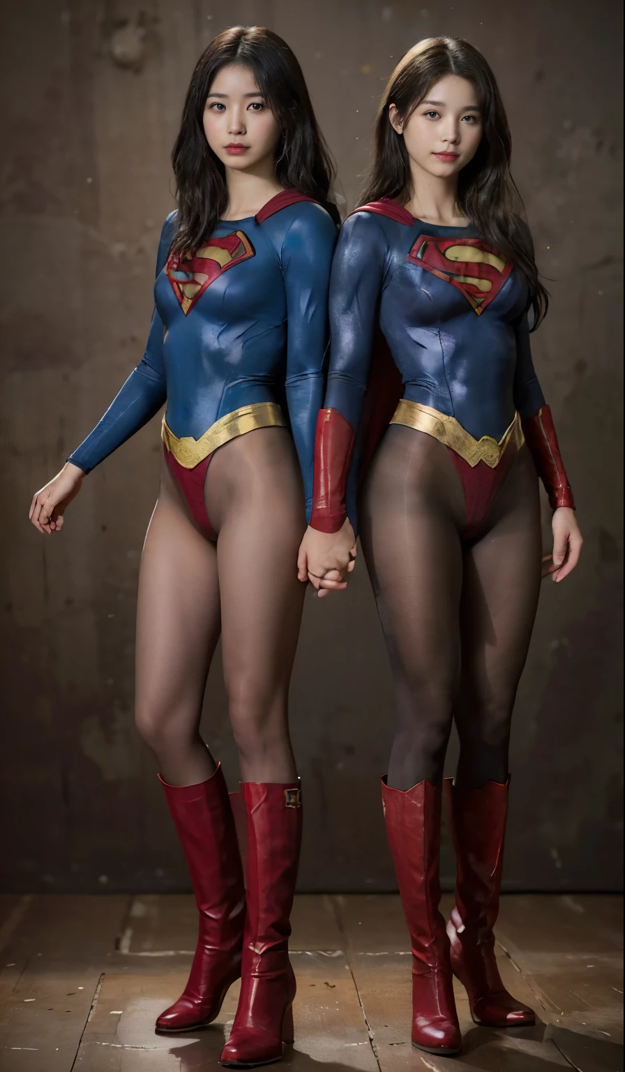 No background、(((Beautiful legs in black tights.)))、(((Legally express the beauty of your smile)))、((((Make the most of your original images)))、(((Body-hugging Supergirl costume)))、(((Supergirl Costume)))、(((short and beautiful hair)))、(((suffering)))、(((Please wear black tights....、Wear red boots)))、((Best image quality、8k))、((Highest quality、8k、masterpiece:1.3))、(((Preserve background )))、Sharp focus:1.2、Beautiful woman with perfect figure:1.4、Slim Abs:1.2、Wet body:1.5、Highly detailed face and skin texture、8k