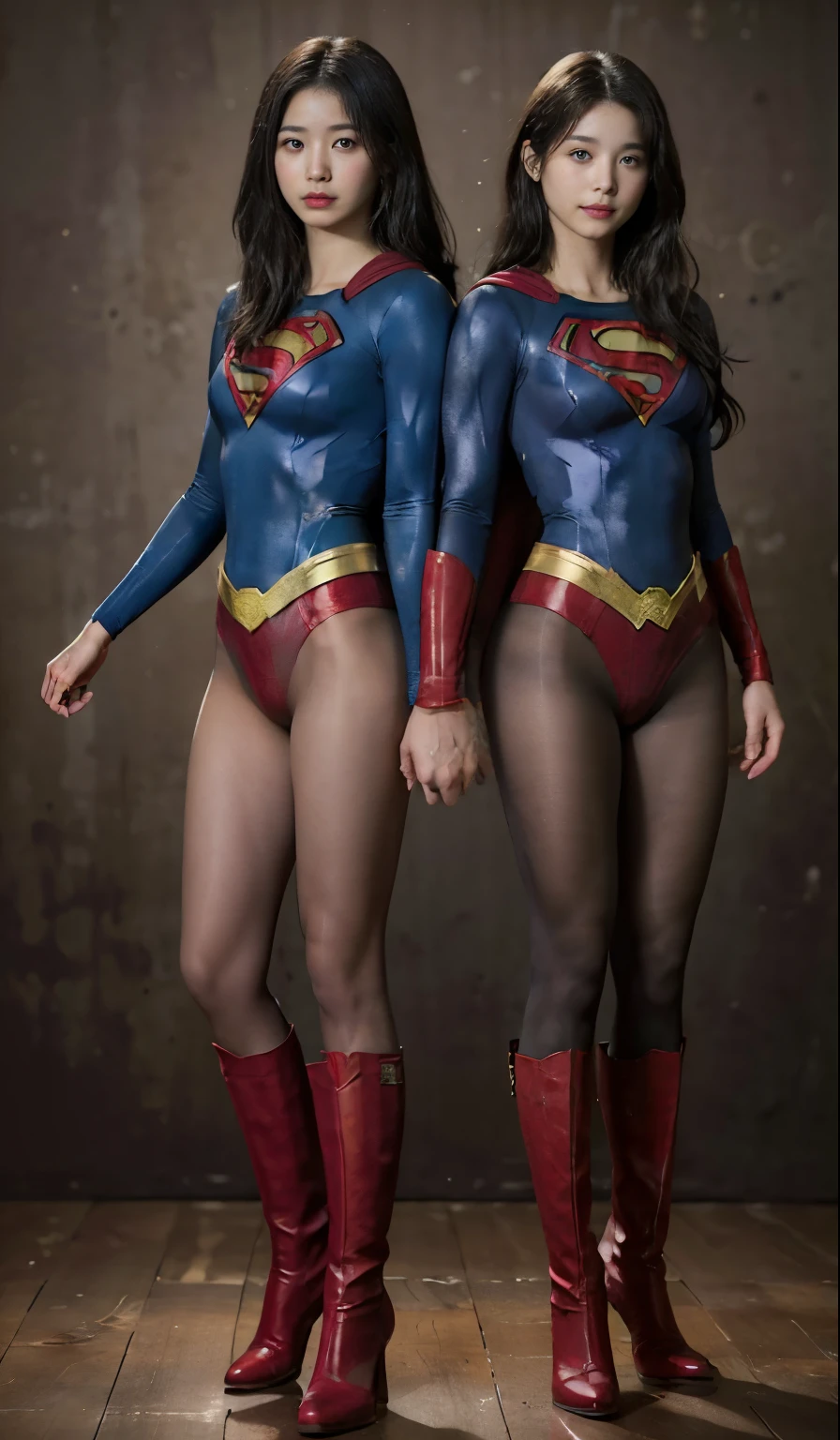 No background、(((Beautiful legs in black tights.)))、(((Legally express the beauty of your smile)))、((((Make the most of your original images)))、(((Body-hugging Supergirl costume)))、(((Supergirl Costume)))、(((short and beautiful hair)))、(((suffering)))、(((Please wear black tights....、Wear red boots)))、((Best image quality、8k))、((Highest quality、8k、masterpiece:1.3))、(((Preserve background )))、Sharp focus:1.2、Beautiful woman with perfect figure:1.4、Slim Abs:1.2、Wet body:1.5、Highly detailed face and skin texture、8k