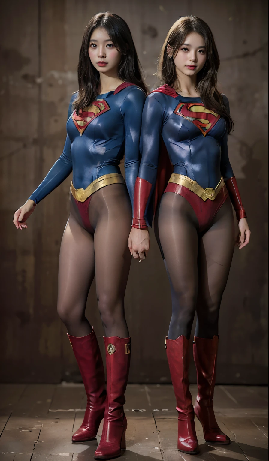 No background、(((Beautiful legs in black tights.)))、(((Legally express the beauty of your smile)))、((((Make the most of your original images)))、(((Body-hugging Supergirl costume)))、(((Supergirl Costume)))、(((short and beautiful hair)))、(((suffering)))、(((Please wear black tights....、Wear red boots)))、((Best image quality、8k))、((Highest quality、8k、masterpiece:1.3))、(((Preserve background )))、Sharp focus:1.2、Beautiful woman with perfect figure:1.4、Slim Abs:1.2、Wet body:1.5、Highly detailed face and skin texture、8k