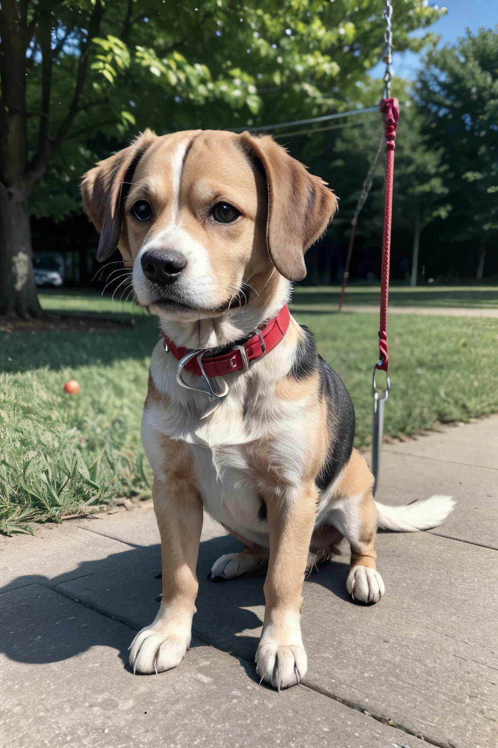 Title: "The Paws Adventurer"
It was a sunny day and little Max, a curious beagle dog, I was looking forward to a new adventure in the park. With your favorite toy, a red ball, Max ran across the front yard., your ears flapping in the wind.
in park, Max saw a group of children playing near a swing.. He approached, wagging the tail, and then a small threw the ball at him. Max ran after the ball with all his energy and brought it back., earning laughter and applause from the little ones.
While Max played, found a small bird with an injured wing. He stopped next to the bird, looking curiously. Max's kindness and empathy did not go unnoticed. One of the s in the park saw what was happening and helpeake care of the bird..
Max's eyes lit up as he watched the bird being treated with care.. After a while, the bird flew again, and Max felt happy, knowing it helped.
the end of the day, Max came home tired, but with a smile on your face. He had lived a great adventure and made new frds, showing that a little kindness can make a difference.
