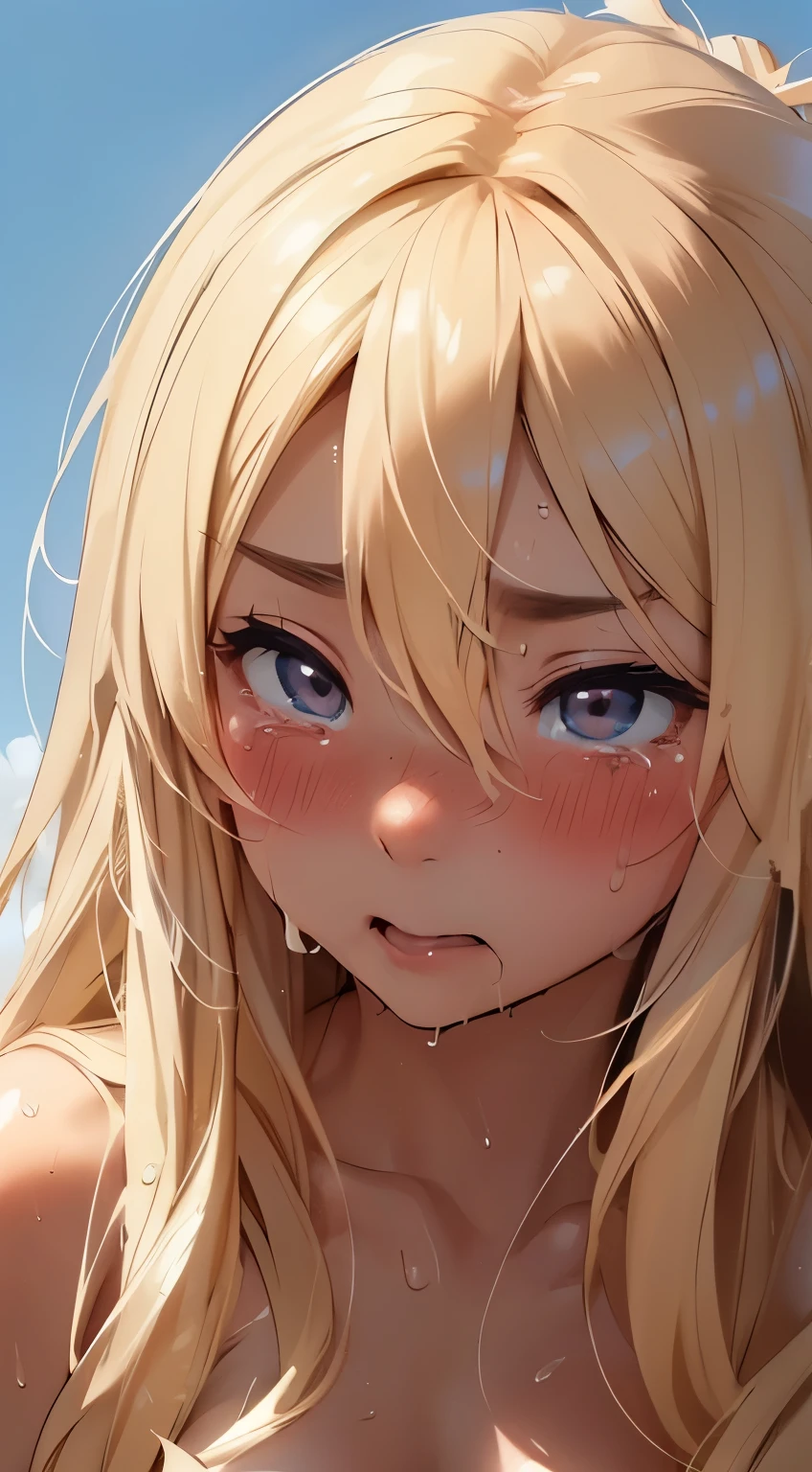 (Embarrassing、blush:1.3)、nsfw、(Ecstatic face)、(Sexual climax:1.3) 、(Slut:1.3)、(Slut:1.3)、(steam:1.3)、(Wet:1.3)、(Trembling:1.3)、(tears:1.3) 、(Saliva:1.3)、(Sweat:1.3)、