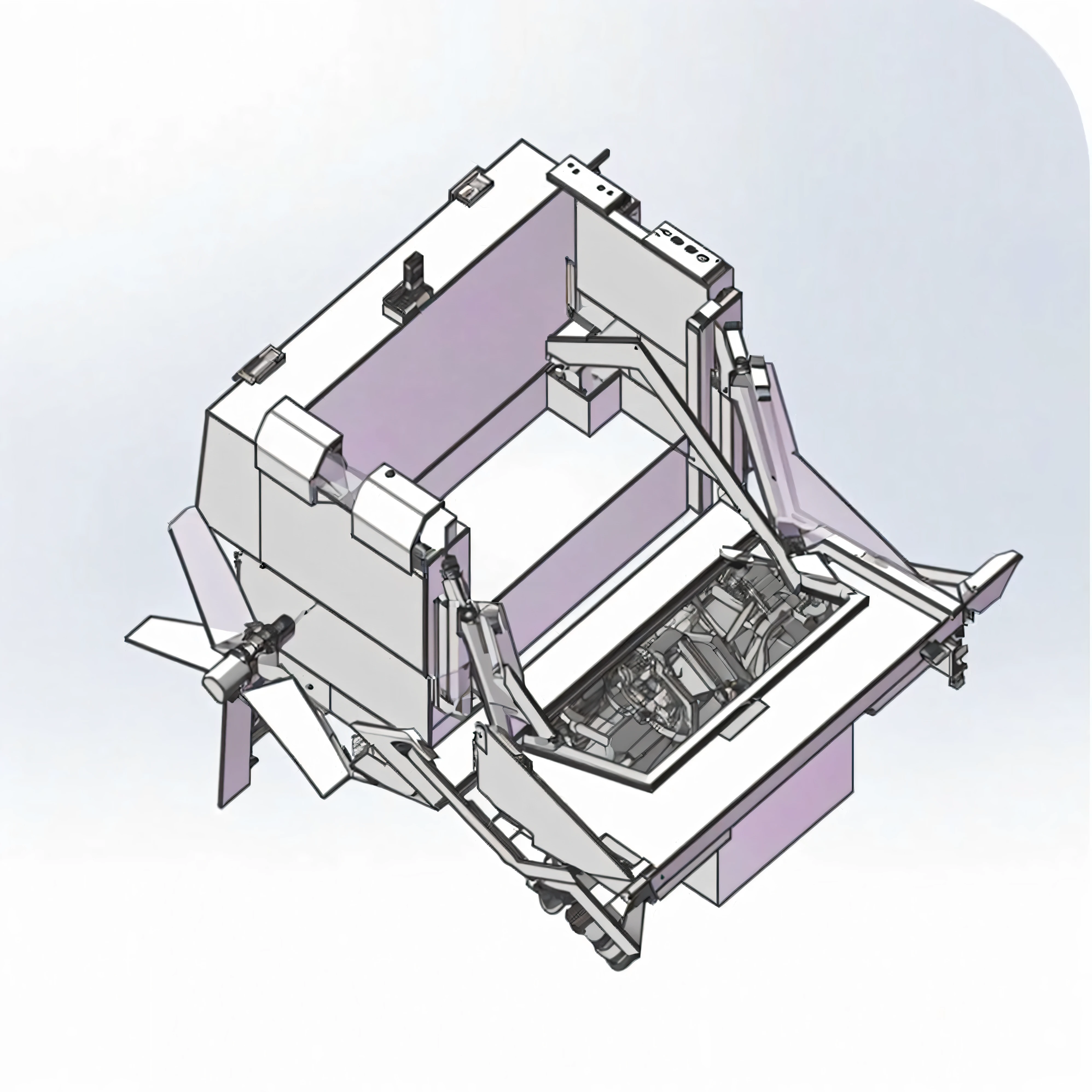 Drawing of the machine on the table, detailed Mechanical Design, CAD design of lawn mower, Assembly drawings, Front view, Solid works, Conceptual, front orthographic, # Mechanical Design, Computer rendering, Isometric view from behind, Front view, 3D Modeling, computer generated, 2D Axonometric Top View