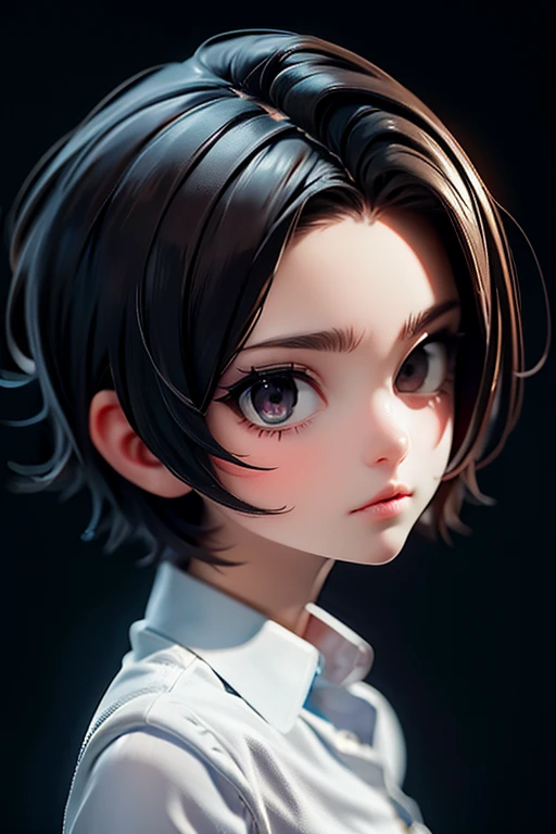 Cool woman,sharp,Hairstyle: short hair,The forehead is visible,front,Married women,Mother,front向いている,front図,Shortcuts,short hair,Berry Short
