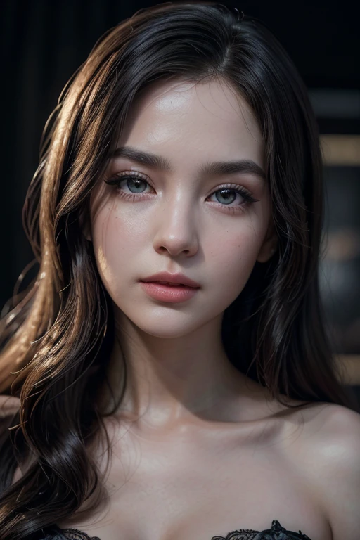 a woman in an elegant 1940s black dress, beautiful detailed eyes, beautiful detailed lips, extremely detailed face, long eyelashes, formal hairstyle, graceful pose, opulent jewelry, intricate floral embroidery, dramatic lighting, cinematic atmosphere, warm color palette, photorealistic, (best quality,4k,8k,highres,masterpiece:1.2),ultra-detailed,(realistic,photorealistic,photo-realistic:1.37),cinematic,dramatic lighting,chiaroscuro,glamorous,high fashion,studio photography