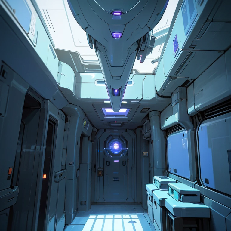 a closeup of a car on a futuristic space station, spaceship hallway background, Interior of an alien spaceship, spaceship hallway, futuristic spaceship interior, Inside a spaceship, Spaceship interior, Inside a spaceship, High-tech spaceship interior., science fiction interior, detailed Spaceship interior, in a futuristic spaceship, haunted spaceship hallway, interior of the space station
