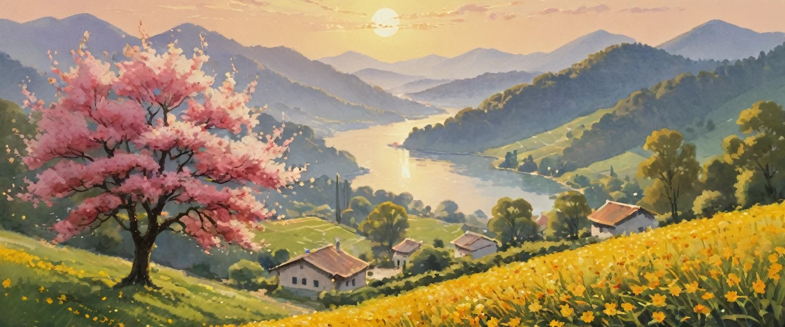 ((Masterpieces with up to 16K resolution):1.6), ((Intricate details):1.4), ((Very crazy details):1.4),((Highest quality):1.3),((Soft-colored 4K high-definition digital art):1.3). | (((A flower blooming quietly within the circuit):1.5))), ((Scenery where you can wish upon a star):1.4), ((people々Wanting to see the smile of):1.3), Gouache with Intricate detailss, pastel colour, Drops of ink, Fine brushwork has been improved, Careful brushwork creates a sense of atmosphere, Utilize delicate yet powerful brushwork techniques, Create an enchanting atmosphere. Very fine gouache, ((Unmatched clarity and clarity):1.1), ((Paintings rendered in stunning 32K resolution):1.3), All in sharp focus.