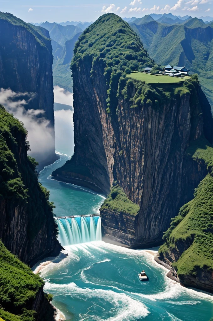 The Gate of Heaven interrupted Chu Jiang's opening,The blue water flows east here
