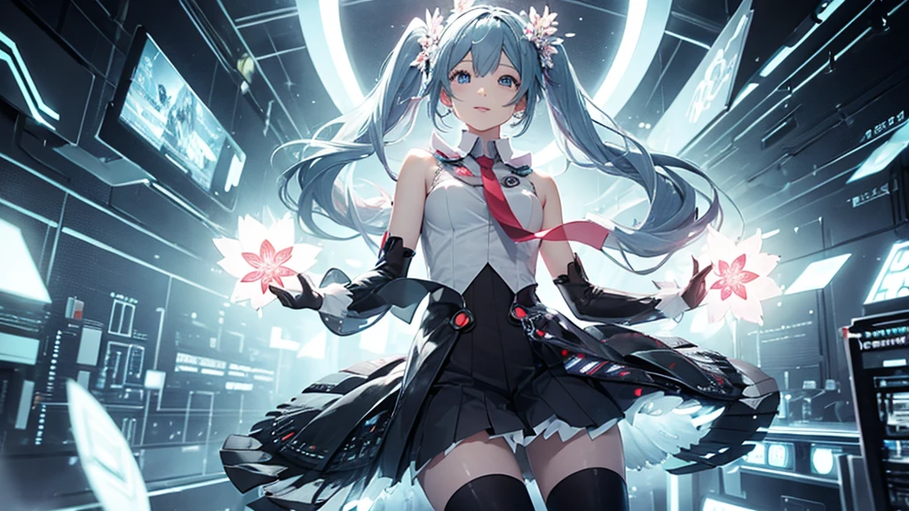 Metaverse、electronic circuit、Shining Flower
