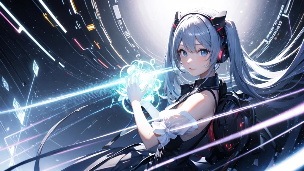 Metaverse、electronic circuit、Shining Flower