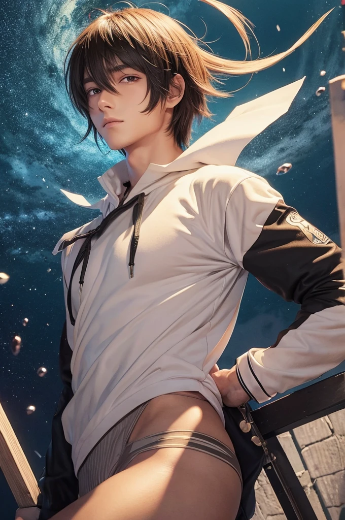 Manga illustration male neutral