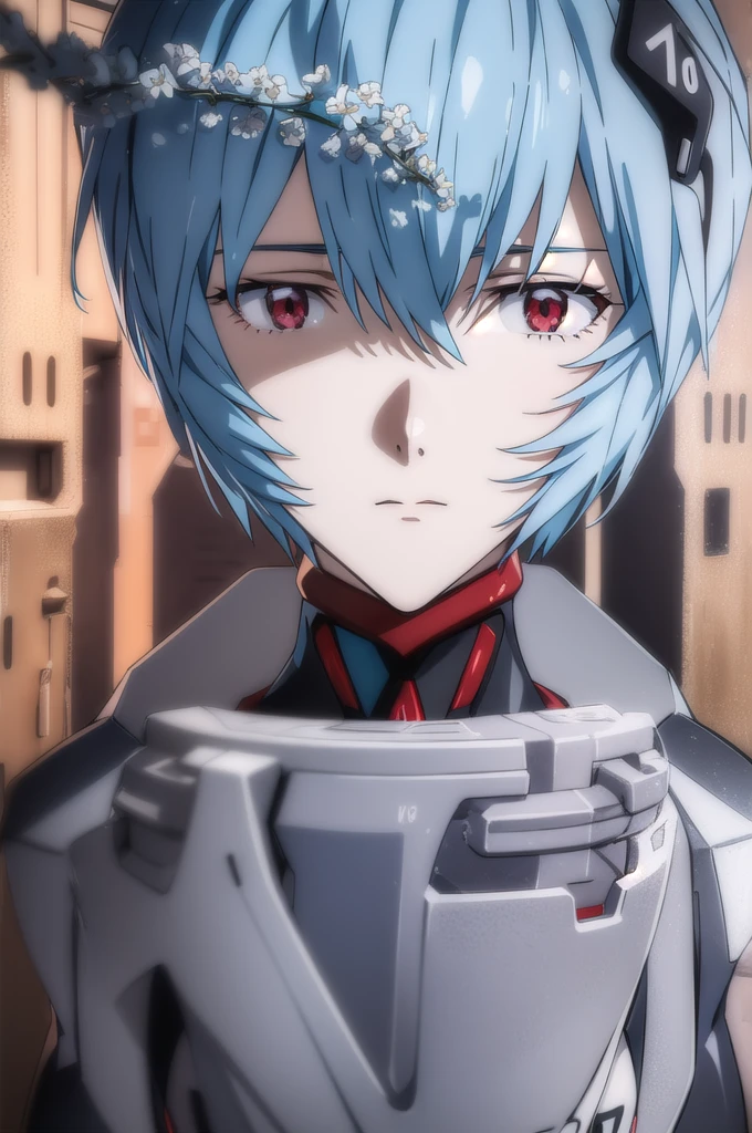 Rayanami, Rei Ayanami, (Ayanami Rei:1.2), Blue Hair, short hair, (Red eyes:1.3),
break bodysuit, headgear, Plug Suit, Black bodysuit,
break outdoors, city, null, sun, cloud,
break looking at viewer, (Cowboy Shot:1.5),
break (masterpiece:1.2), Highest quality, High resolution, unity 8k wallpaper, (figure:0.8), (Beautiful attention to detail:1.6), Highly detailed face, Perfect lighting, Highly detailed CG, (Perfect hands, Perfect Anatomy),