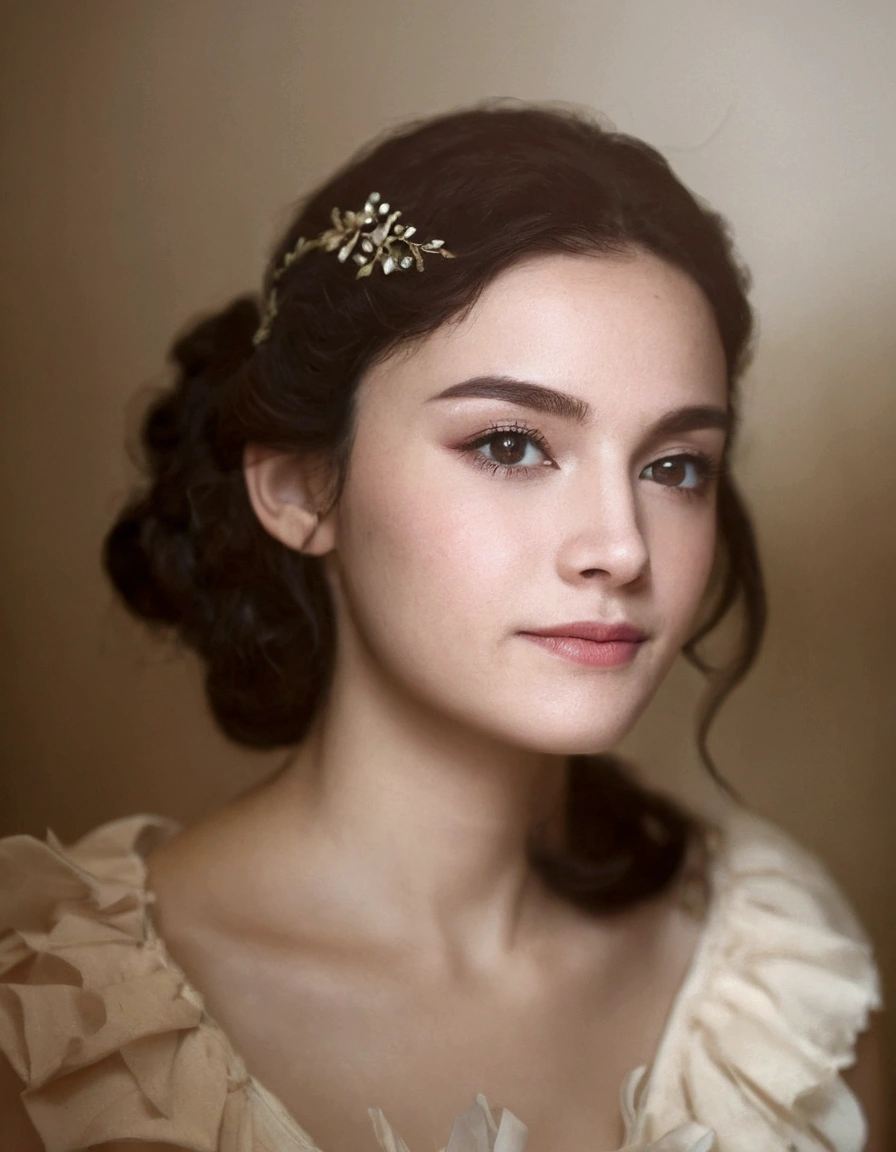 A woman wearing dress 