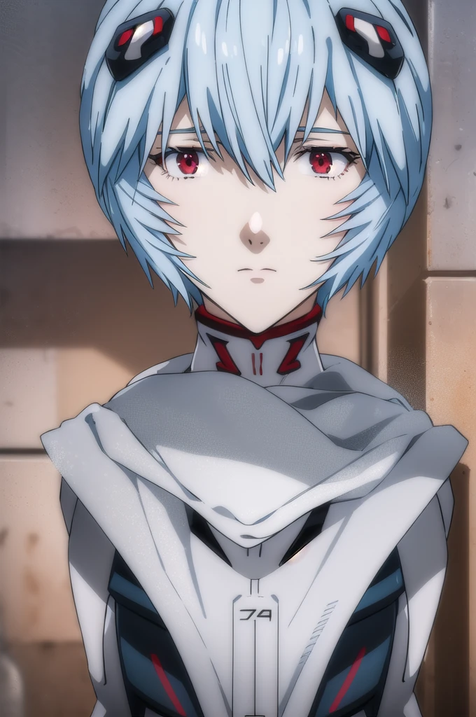 Rayanami, Rei Ayanami, (Ayanami Rei:1.2), Blue Hair, short hair, (Red eyes:1.3),
break bodysuit, headgear, Plug Suit, Black bodysuit,
break outdoors, city, null, sun, cloud,
break looking at viewer, (Cowboy Shot:1.5),
break (masterpiece:1.2), Highest quality, High resolution, unity 8k wallpaper, (figure:0.8), (Beautiful attention to detail:1.6), Highly detailed face, Perfect lighting, Highly detailed CG, (Perfect hands, Perfect Anatomy),