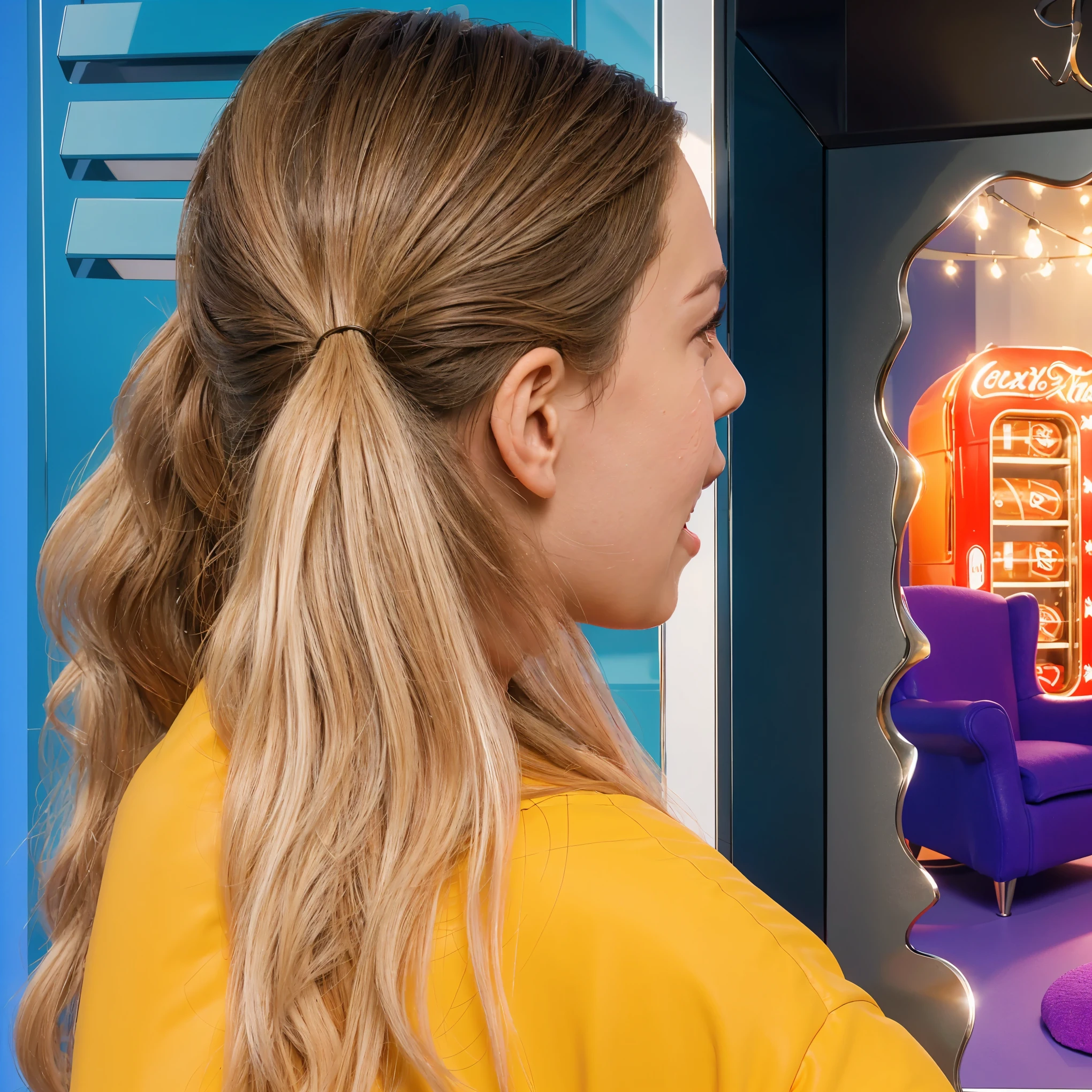 In this imaginative scene, a young woman, visibly distressed with tears streaming down her cheeks, sits beside whimsical monuments of Joy, Anxiety, and Sadness from the movie "Inside Out." Set against a backdrop of lush green grass and a vibrant blue sky dotted with fluffy clouds, the scene captures a poignant blend of real human emotion juxtaposed with animated characters. Each character's monument is distinct: Joy beams with a wide smile, Anxiety exhibits a wild, alarmed expression, and Sadness looks downcast with oversized glasses. The engraved messages on their pedestals humorously read "R.I.P Joy," "R.I.P Anxiety," and "R.I.P Sadness," symbolizing a playful yet thoughtful memorialization of emotions. The young woman’s emotional state, coupled with the serene and colorful setting, creates a powerful visual narrative about coping with feelings in vivid, symbolic representation.___vibrant contrast to his attire and accessories.аffects render, (glossy plastic texture with multiple big light probe refractions), perfect cgi, smooth silhouette, high intensity refraction, (super glossy plastic material), most beautiful vfx, , realistic, 4k, high resolution, rim light, smooth 3d model, multiple light sources, rim light, sharp post effects render,, realistic, 4k, high resolution, rim light detailed digital art, reflective, best quality, 4k, masterpiece:1.2, ultra-detailed, realistic, vivid colors, The image of the highest quality, ensuring every detail showcased perfectly. It in 4k resolution, allowing viewers to immerse themselves in the richness of the colors and intricate details. The realistic rendering. under the spotlight, reflecting, high-resolution image, realistic rendering