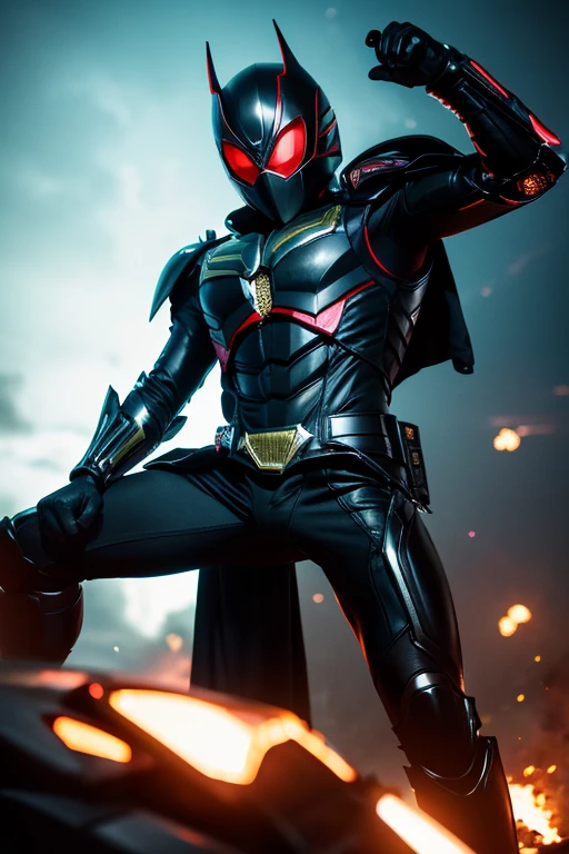 Kamen Rider Dark Destroyer、Special move pose