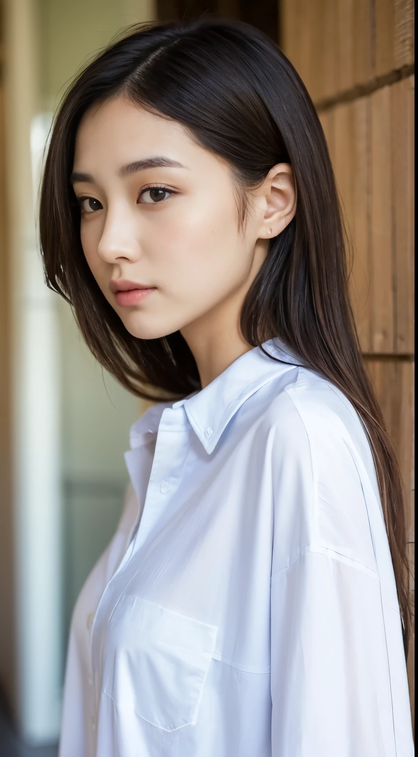 (Night:1.7), Japan, Tokyo, CityView, Before Window,
Standing at attention,
Grey uniform, Shirt, long sleeves , Pants,
Black_hair, Brown_eyes,Long_hair,single braid,
1 girl, 20yo,Young female,Beautiful Finger,Beautiful long legs,Beautiful body,Beautiful Nose,Beautiful character design, perfect eyes, perfect face,expressive eyes,
looking at viewer, in the center of the image,(Upper_body),(Focus on her face),(light_smile:0.5),
official art,extremely detailed CG unity 8k wallpaper, perfect lighting,Colorful, Bright_Front_face_Lighting,shiny skin,
(masterpiece:1.0),(best_quality:1.0), ultra high res,4K,ultra-detailed,
photography, 8K, HDR, highres, absurdres:1.2, Kodak portra 400, film grain, blurry background, bokeh:1.2, lens flare, (vibrant_color:1.2)
(Beautiful,large_Breasts:1.4), (beautiful_face:1.5),(narrow_waist),