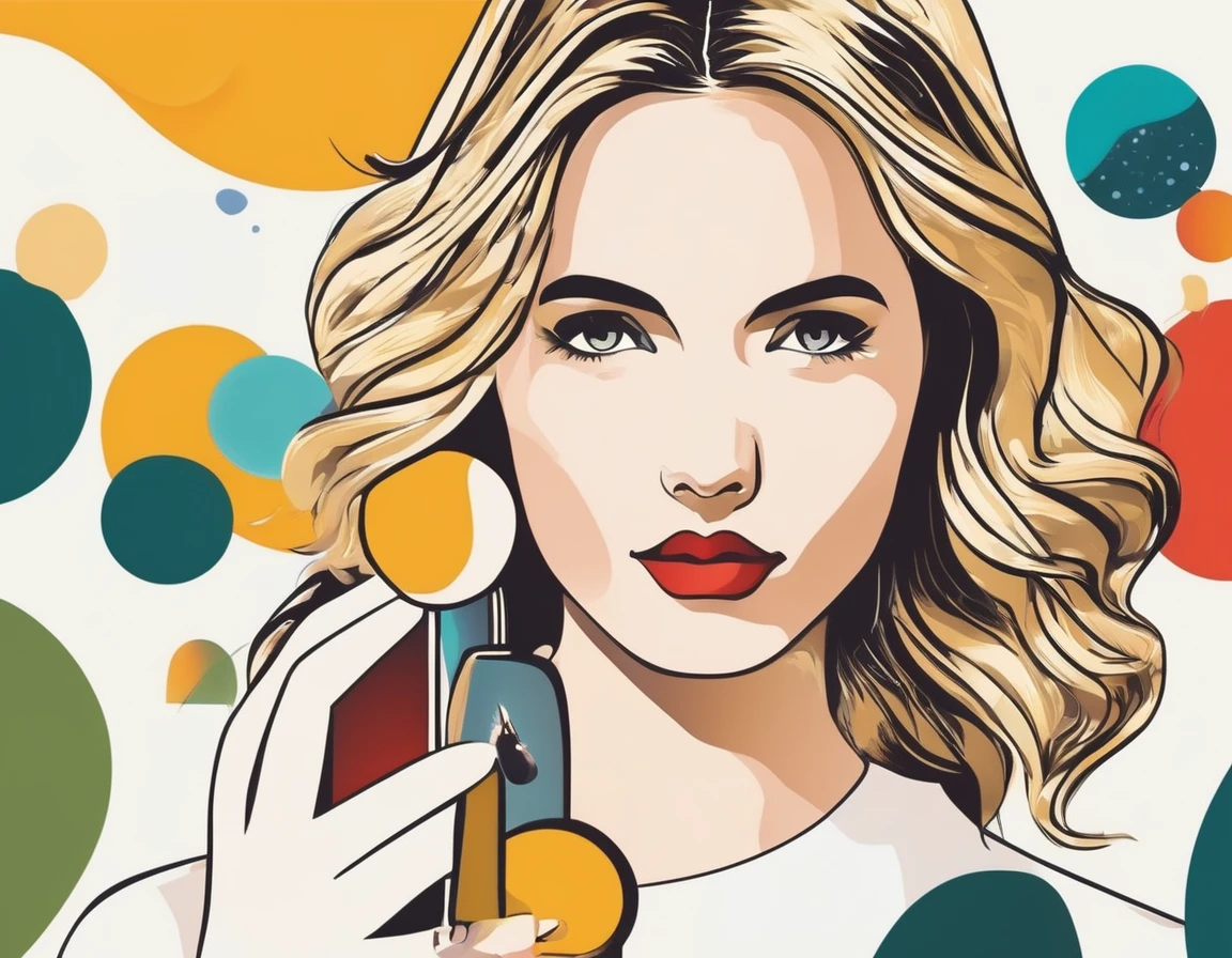 flat illustration of a woman holding his phone and looking into it, white background, full height, blonde,
It is relatively Modern and uses digitally friendly aesthetics.
Minimalistic nature- This aesthetic views ornamental elements as a mere distraction that do not serve any purpose
It effectively uses white space
Simplicity- It uses simple images to convey messages rather than complex illustrations.
Uses 2D elements
Use bright colors with high contrasts
Use bold and readable typos
Use grid-based layouts
Use of symbolic icons