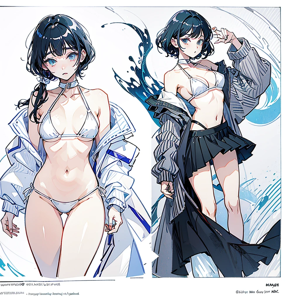 Manhwa girls, thong bikini lewd