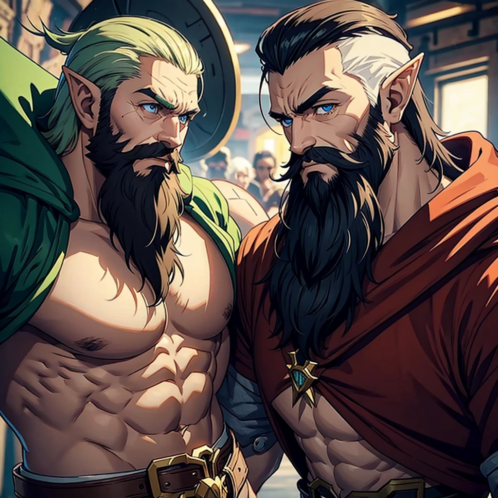 Beard fighter man elf