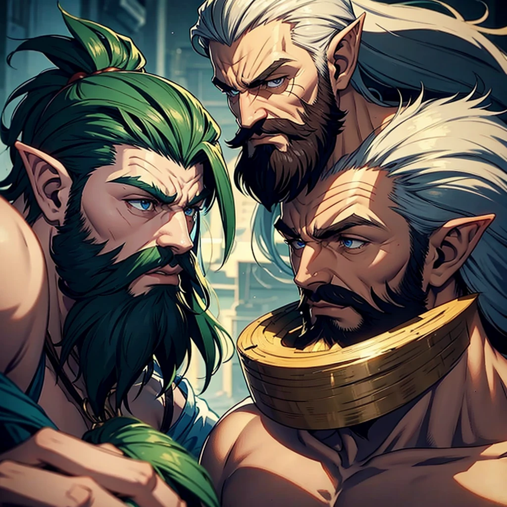 Beard fighter man elf 