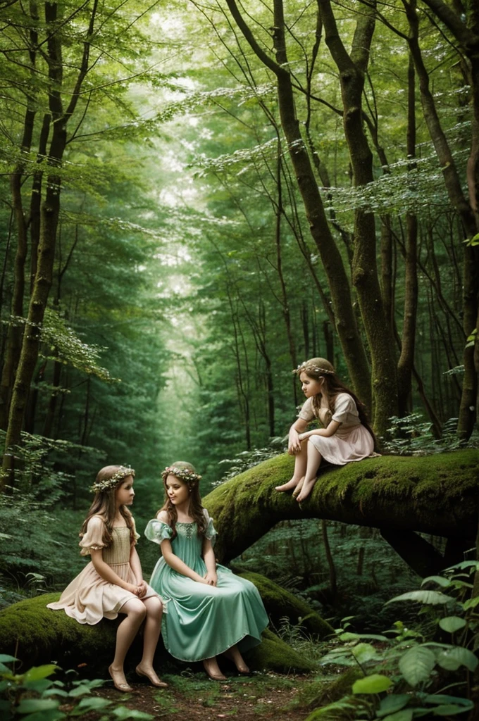 Once upon a time there lived two fairies in a beautiful forest