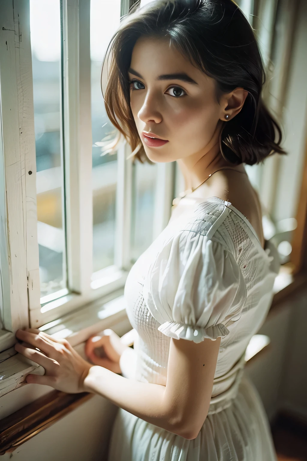 Beautiful Female ,Dress ,Portra 400